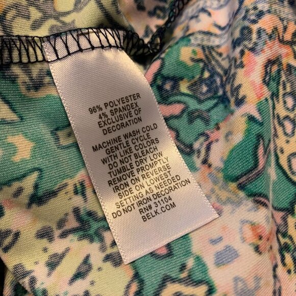 Kim Rogers Paisley Print Dress Size Small - Picture 6 of 7